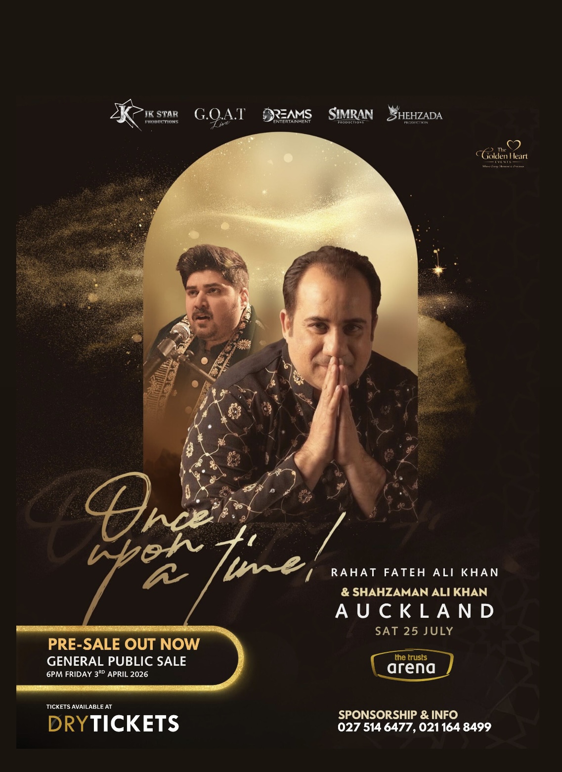 Once Upon a Time - Ustad Rahat Fateh Ali Khan Live Concert In Auckland (NZ) - The World Tour 2026