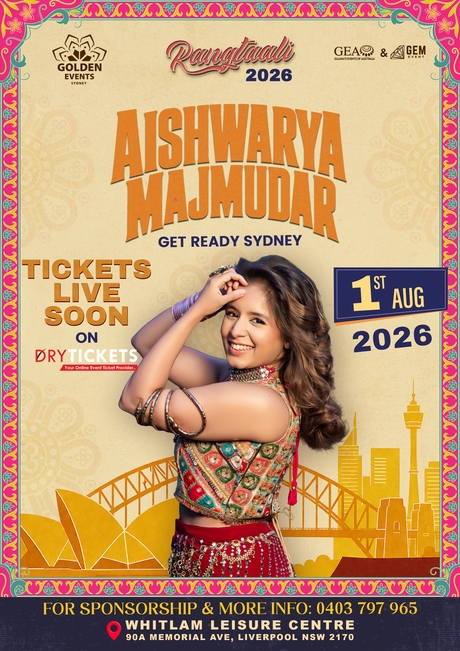 Rangtaali 2026 - Aishwarya Majmudar Live In Sydney (Garba)