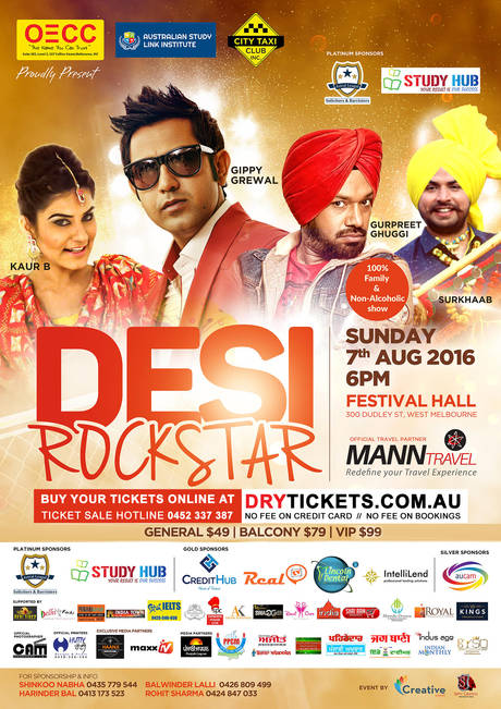 Desi Rockstar Live in Melbourne 2016
