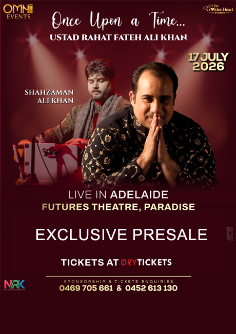 Once Upon a Time - Ustad Rahat Fateh Ali Khan Live Concert In Adelaide - The World Tour 2026
