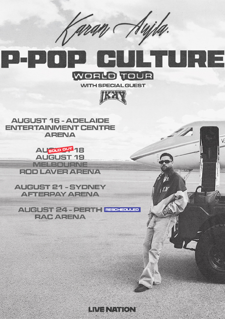 Karan Aujla P-POP CULTURE World Tour 2026 - AUS/NZ