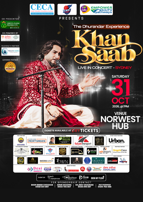 The Dhurandar Experience - KHAN SAAB - Live In Concert Sydney 2026