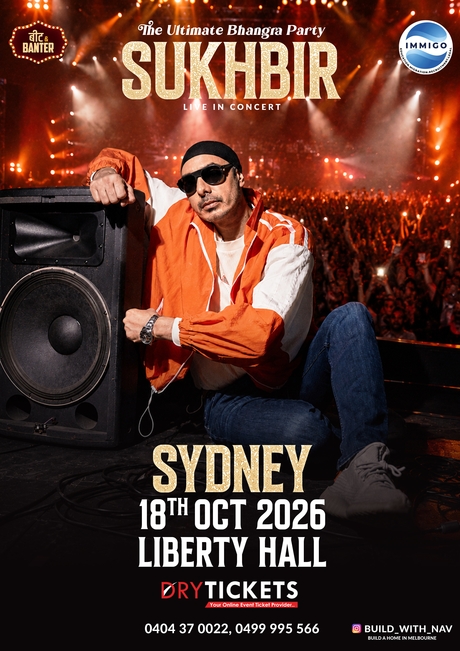 SUKHBIR Live In Concert Sydney 2026