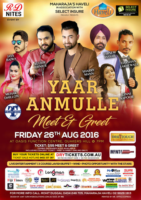 Meet & Greet - Yaar Anmulle - Live in Sydney 2016