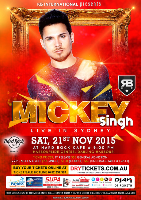 Mickey Singh Live In Sydney