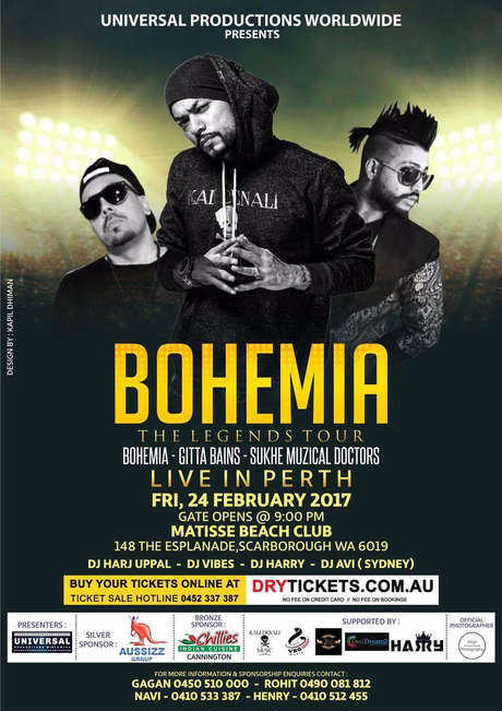 The Legend Bohemia Live In Perth 2017