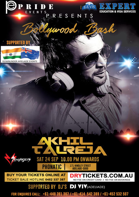 Bollywood Bash - DJ Akhil Talreja Live In Adelaide