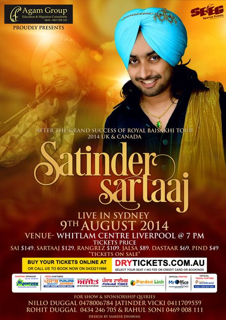 Satinder Sartaaj Live in Sydney 2014