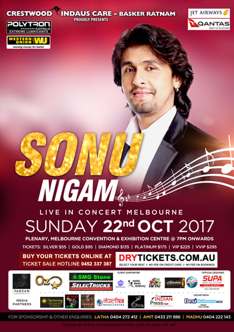 Sonu Nigam Live In Melbourne 2017