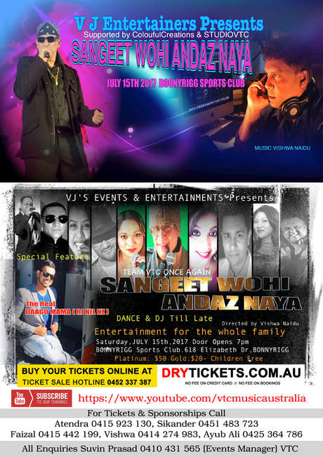 Sangeet Wohi Andaz Naya Live In Sydney 2017