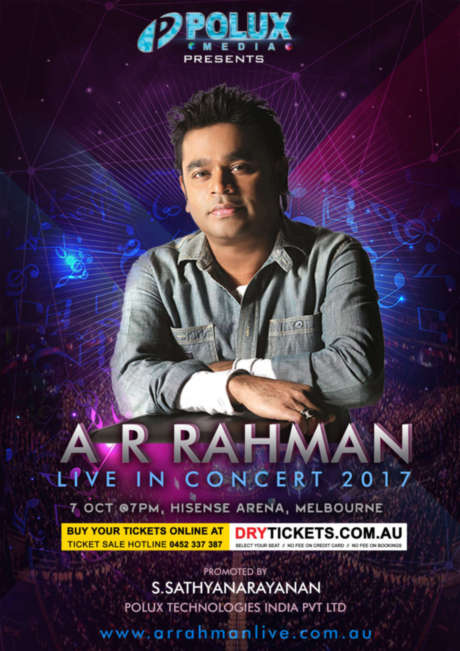 A R Rahman Live In Concert Melbourne 2017