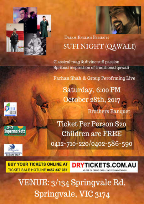 Sufi Night (Qawali) In Melbourne