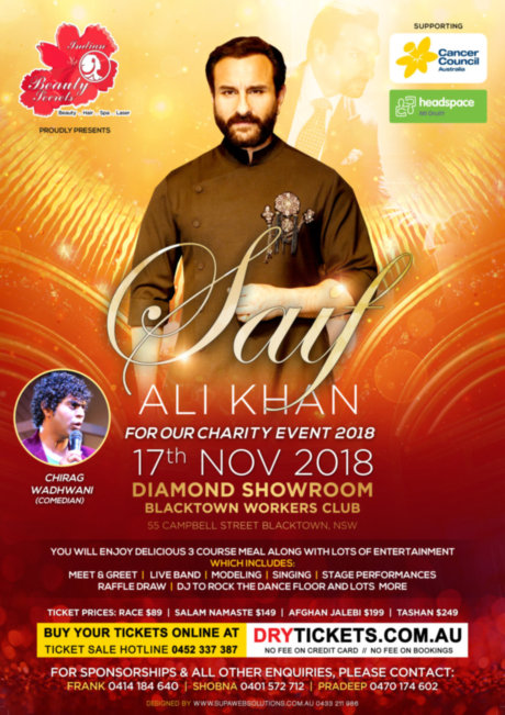 Saif Ali Khan - Charity Event 2018