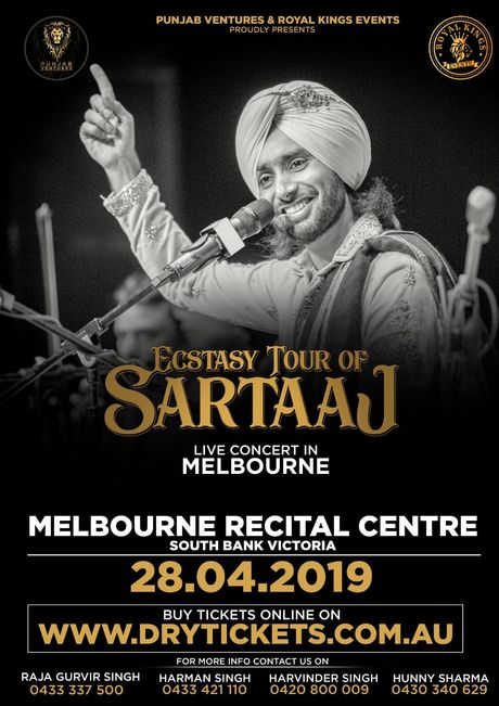 Ecstasy Tour Satinder Sartaaj Live In Melbourne 2019