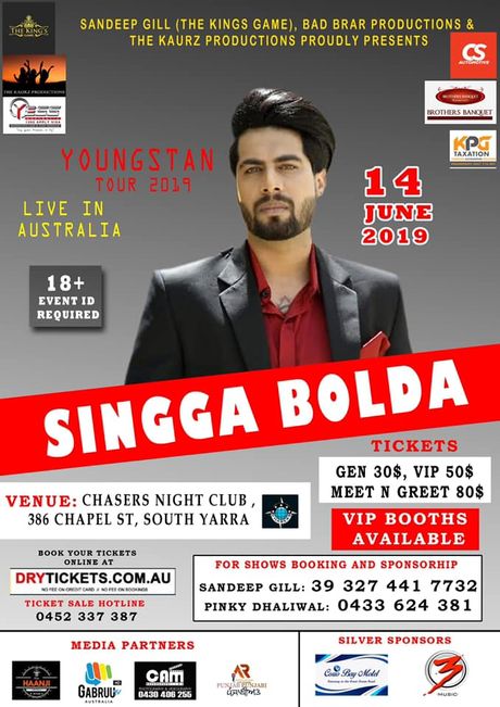 Singga Bolda - Youngstan Tour 2019 In Melbourne