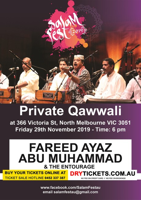 Private Qawwali - Salam Fest 2019 In Melbourne