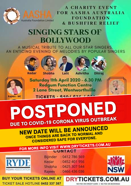 Singing Stars of Bollywood In Sydney