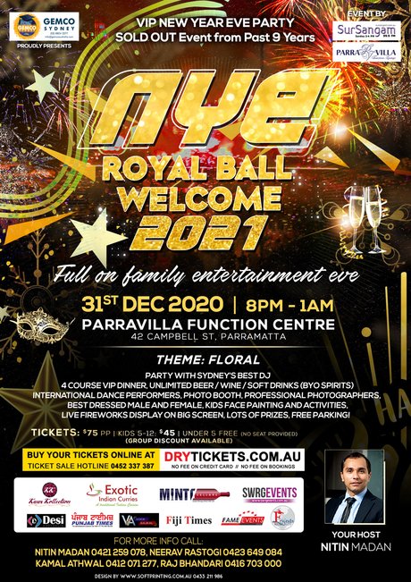 NYE Royal Ball Welcome 2021 - Sydney
