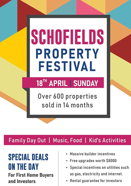 Invitation Schofields Property Festival