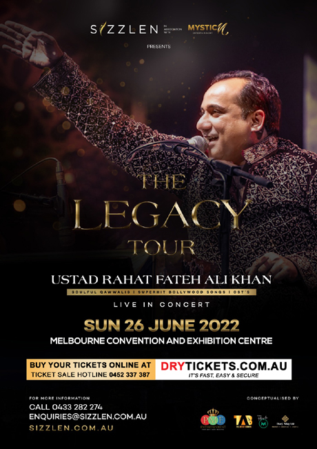 The Legacy Tour - Ustad Rahat Fateh Ali Khan Live In Concert Melbourne 2022