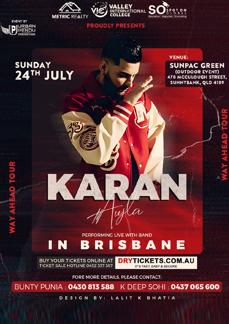 Way Ahead Tour - Karan Aujla Live In Brisbane 2022
