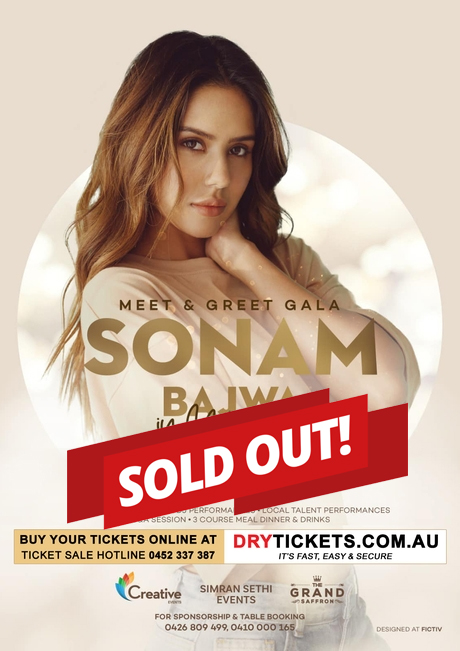 Sonam Bajwa - Meet & Greet Gala in Melbourne