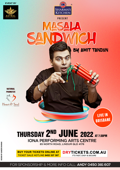 Masala Sandwich by Amit Tandon Live In Brisbane 2022