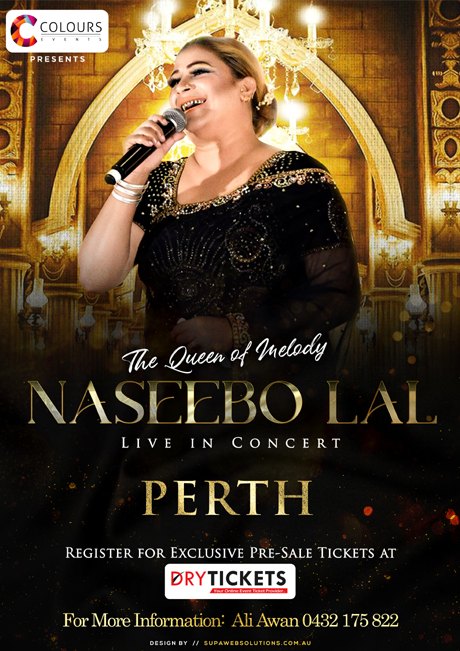 The Melody Queen Naseebo Lal Live in Concert Perth 2022
