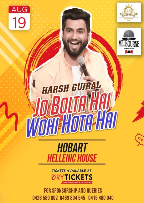 Jo Bolta Hai Wohi Hota Hai by Harsh Gujral In Hobart
