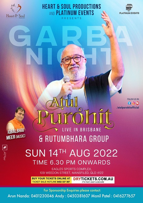 Atul Purohit & Rutumbhara Group Live In Brisbane