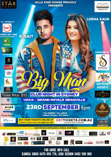 R Nait & Leona Kaur - BIG Man Live In Sydney