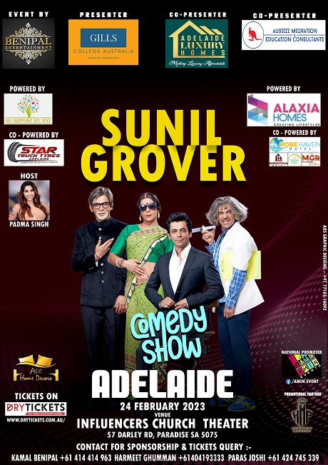Bollywood Comedy King - SUNIL GROVER Live In Adelaide