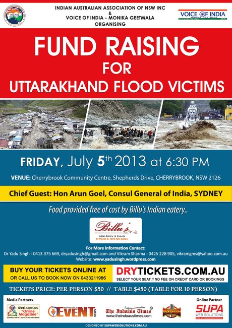 Fund Raising For Uttarakhand Flood Victims