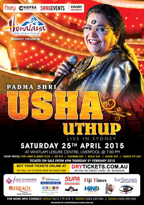 Usha Uthup Live In Sydney