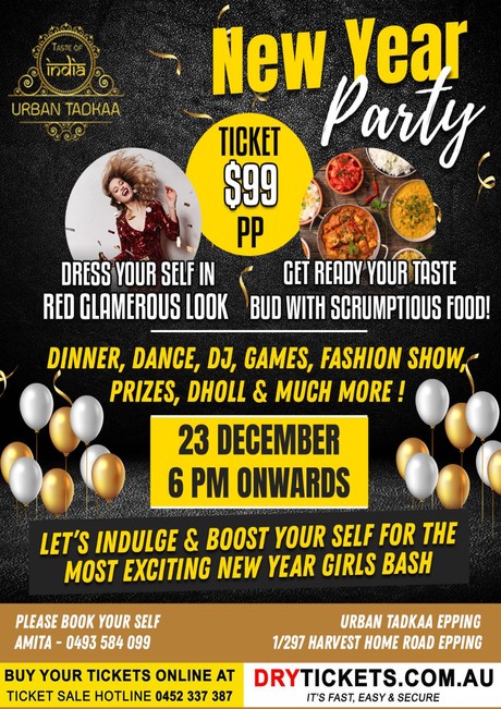 New Year Party - Girls Glamorous Night In Melbourne