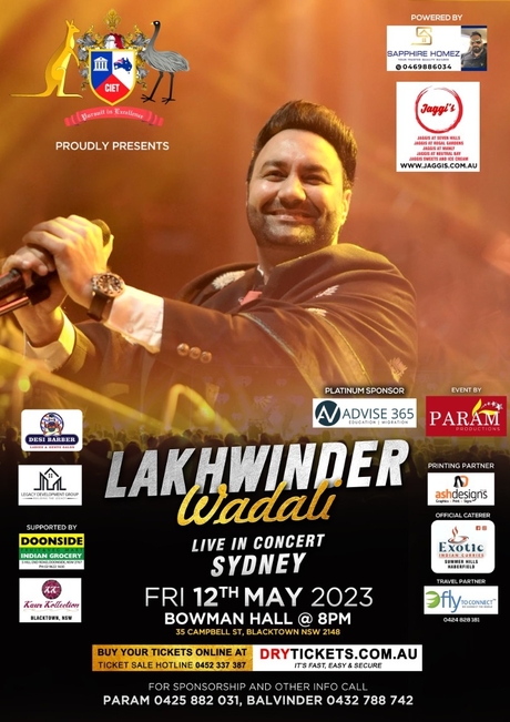 Lakhwinder Wadali Live In Concert Sydney