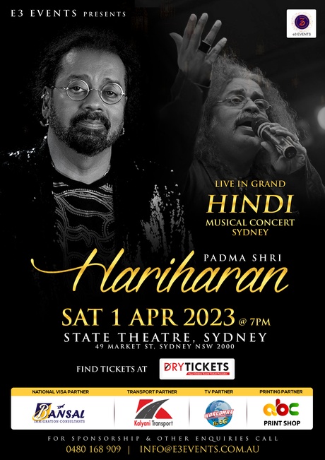 Padma Shri Hariharan Live In Grand Musical Concert In Sydney (Hindi Show)