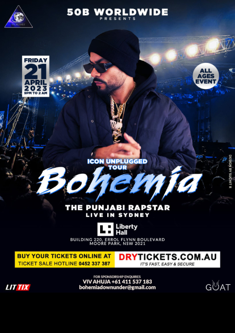 Icon Unplugged Tour - Bohemia The Punjabi Rapstar Live In Sydney
