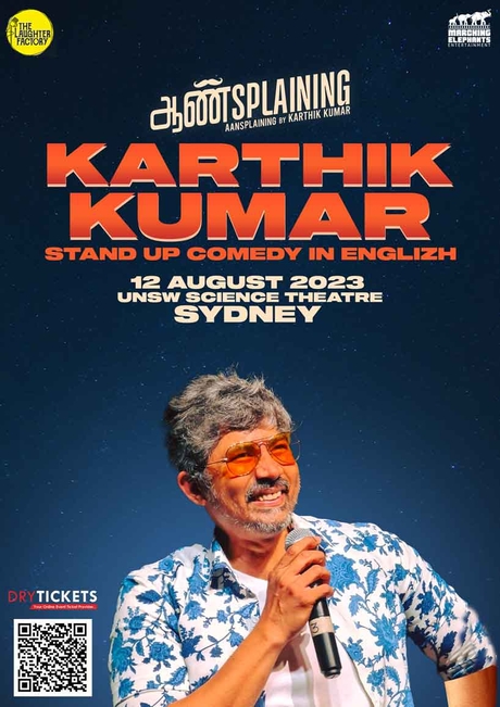 Aansplaining by Karthik Kumar Live In Sydney