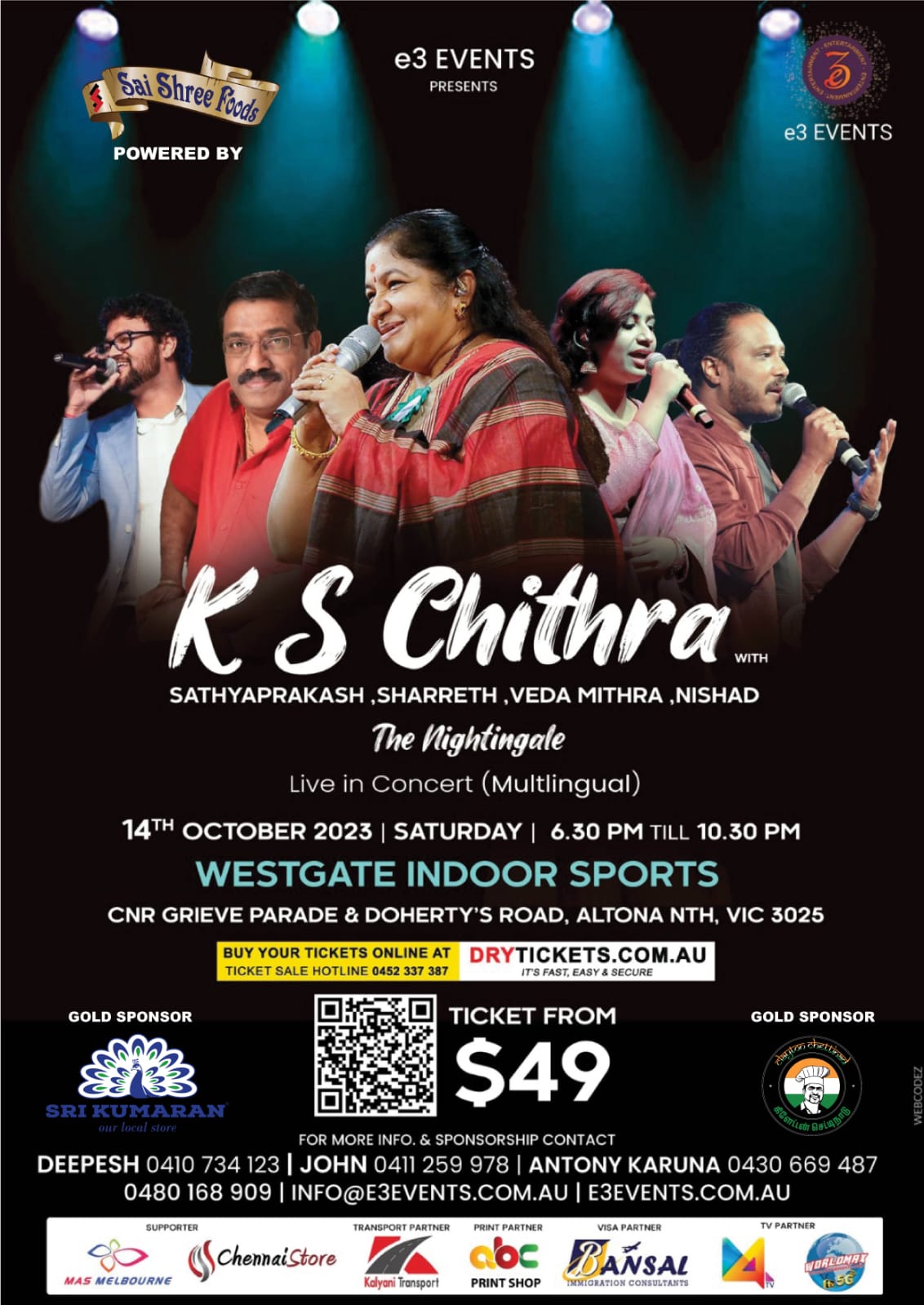 K.S. Chithra Live In Melbourne