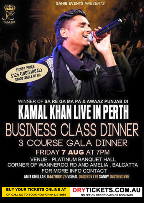Kamal Khan Live in Perth