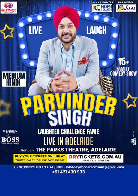 Parvinder Singh Live In Adelaide 2023