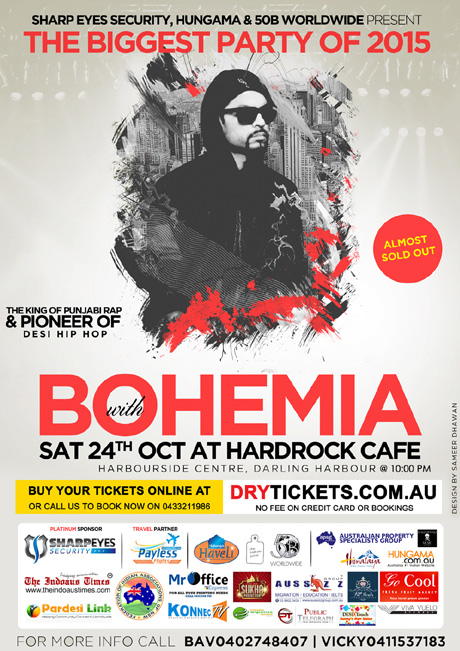 Bohemia Live In Sydney