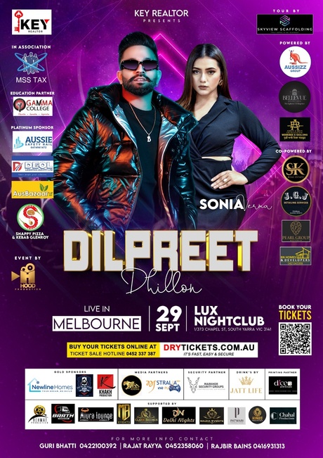 Dilpreet Dhillon Live in Melbourne