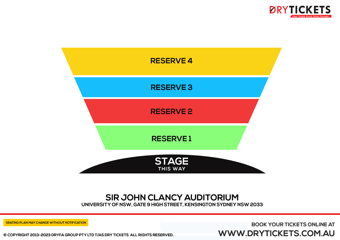 Antakshari & MusicFare Awards with Annu Kapoor In Sydney Seating Map