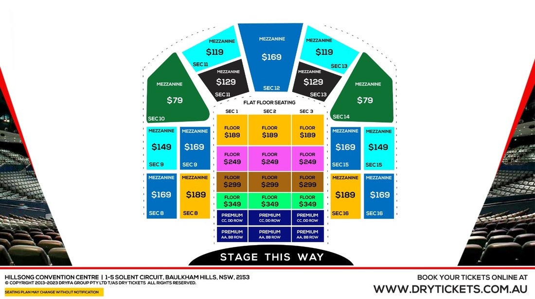 Neha Kakkar Live In Sydney 2025 Seating Map