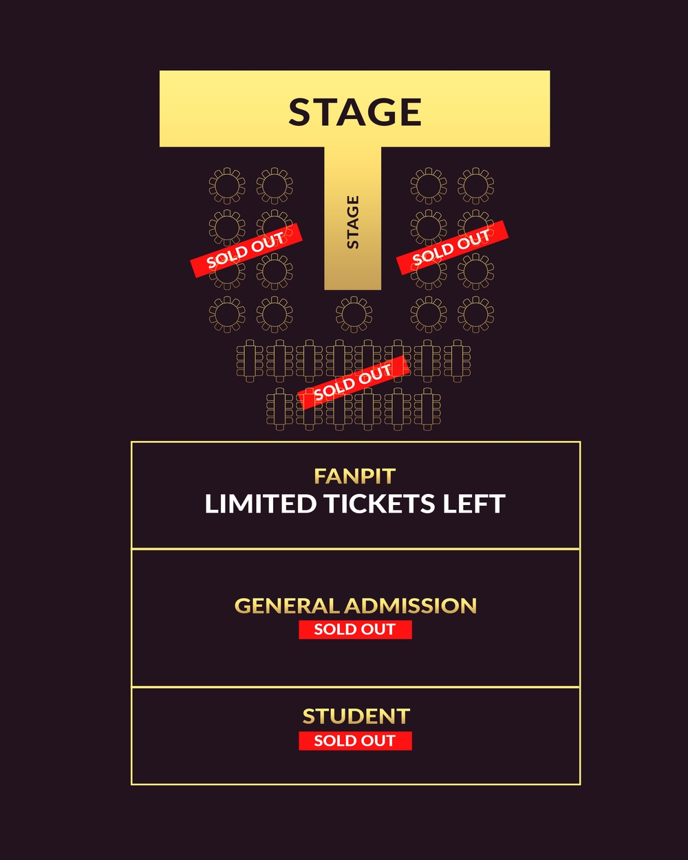 Diwali with Sagar Wali Qawwali Live In Melbourne 2025 Seating Map