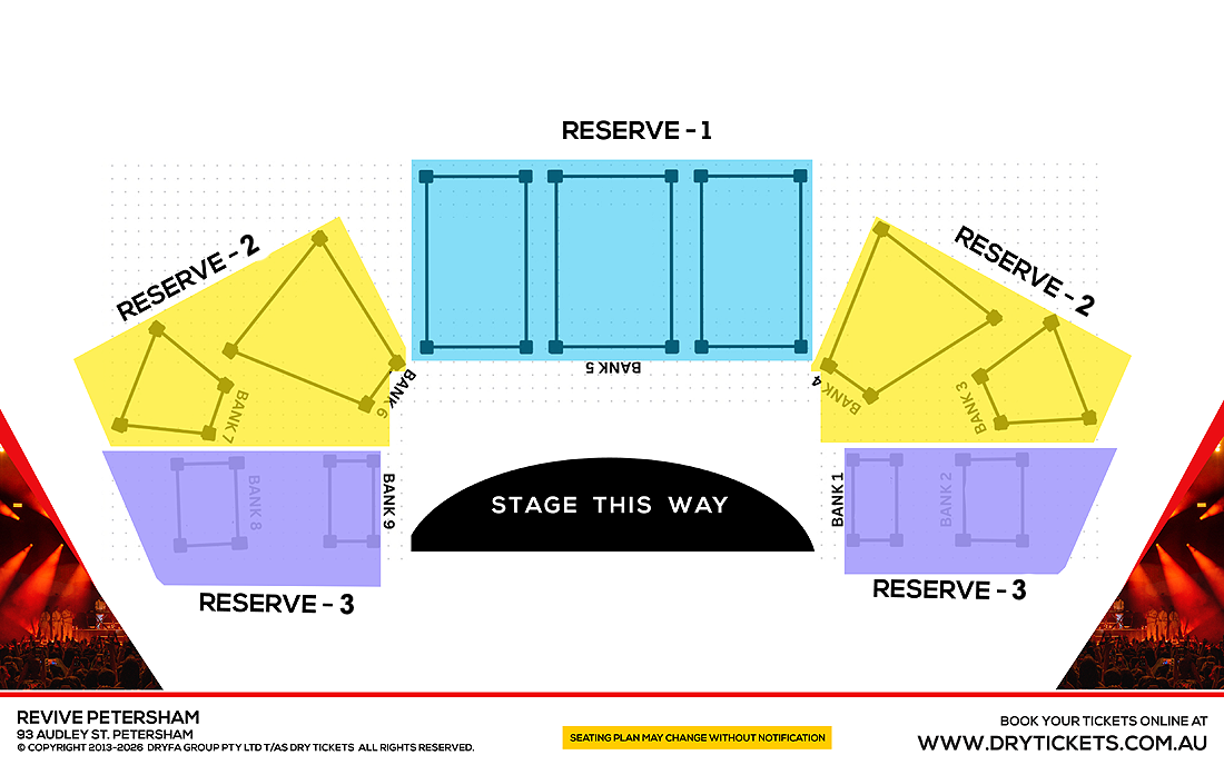 LIVE QAWALI MEHFIL IN SYDNEY Seating Map