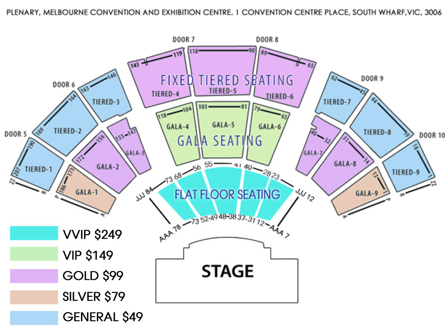 Babbu Maan Live In Concert Melbourne 2019 Seating Map