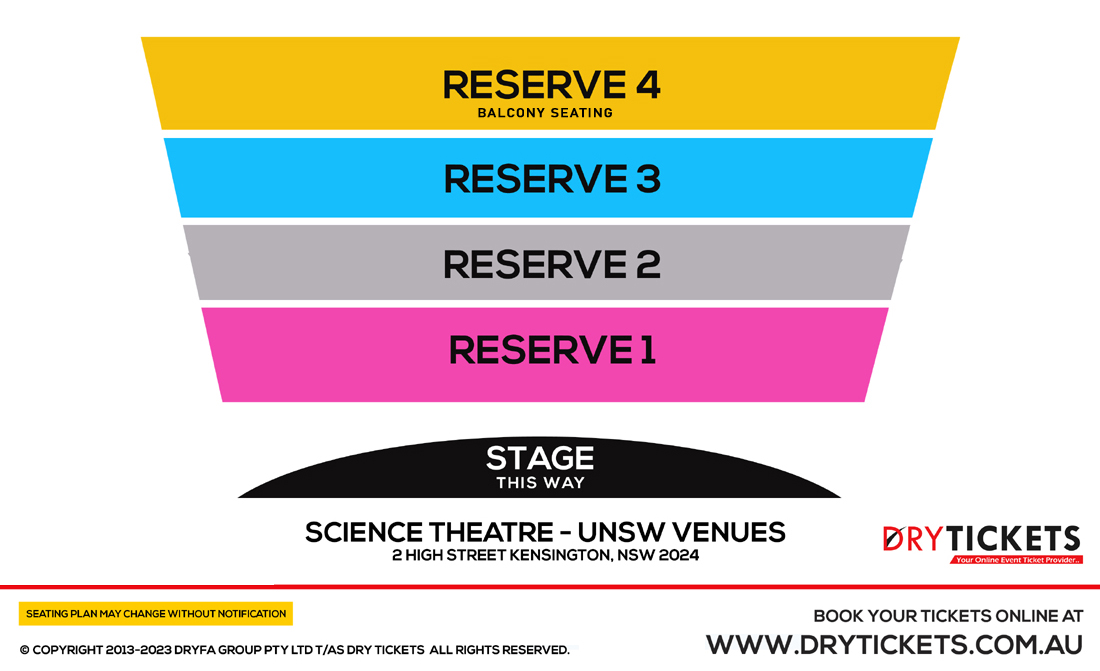 Abishek & Nirmal - The Reel to Real Crowdwork Tour - Live In Sydney Seating Map